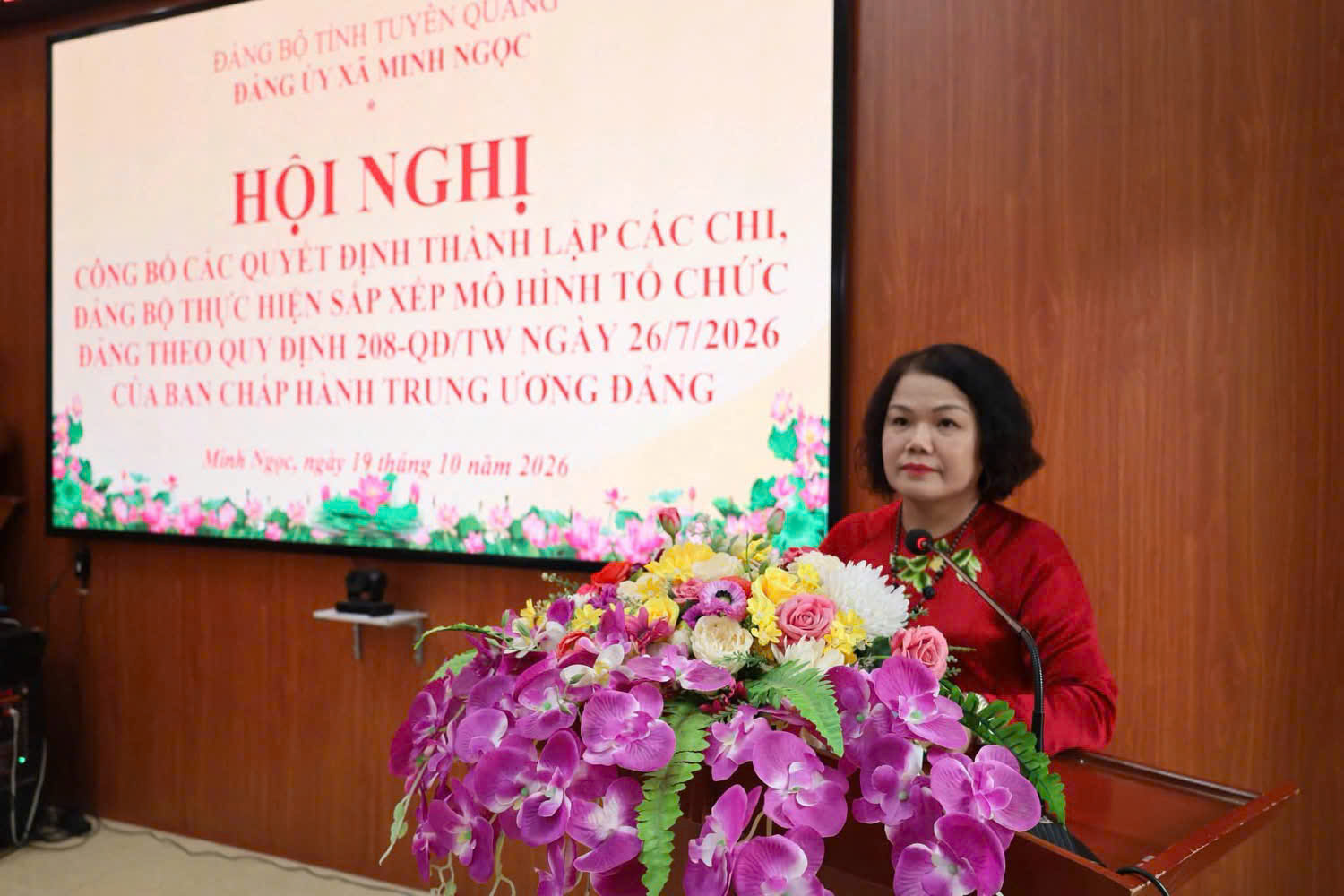 Minh Ngọc kiện toàn tổ chức đảng trực thuộc, nâng cao năng lực lãnh đạo ở cơ sở